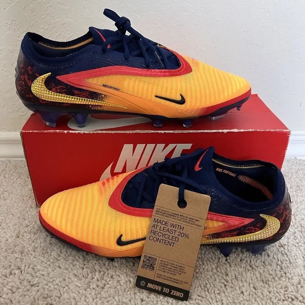 Nike Phantom 6 Low Elite FG Erring Harland Soccer Cleats HQ2332-800 Men Sz 11.5